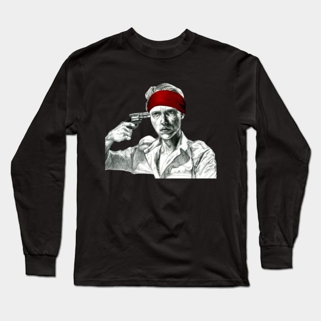 The Deer Hunter Christopher Walken Sketch Long Sleeve T-Shirt by Artsimple247